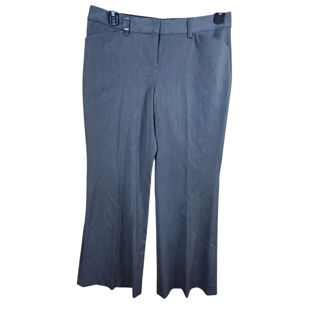 Express Editor Dress Pants Womens 8S Gray Wide Leg Professional Trousers 8 Short